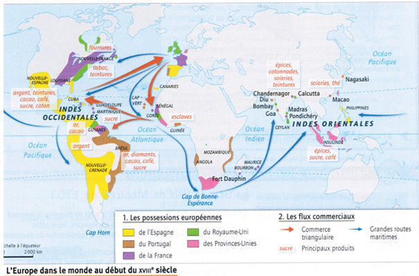 carte colonies