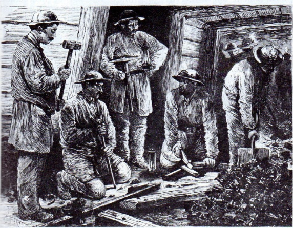travail à la mine